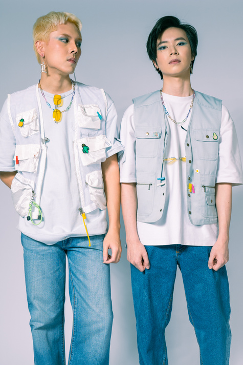 Men in Makeup and Stylish Outfit
